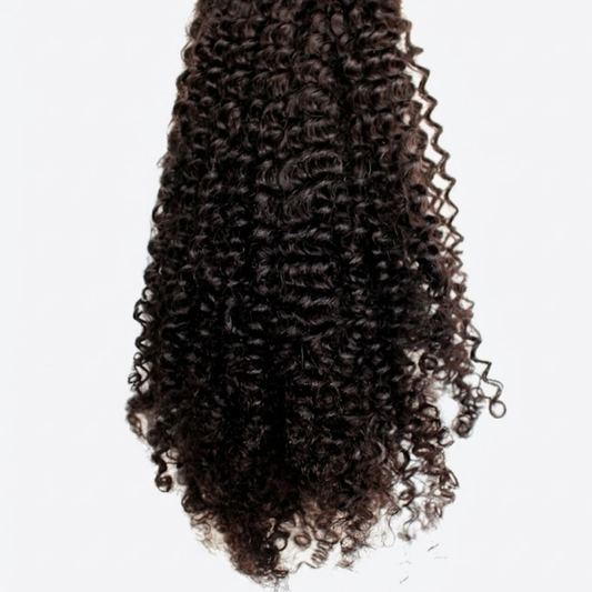 Ponytail Virgin Hair Kinky Curly