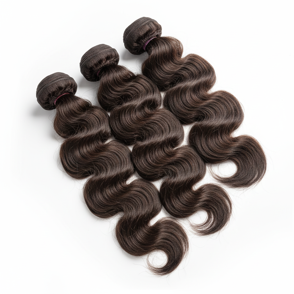Tissage 100% Virgin Hair Grade 12A - photo produit studio fond blanc